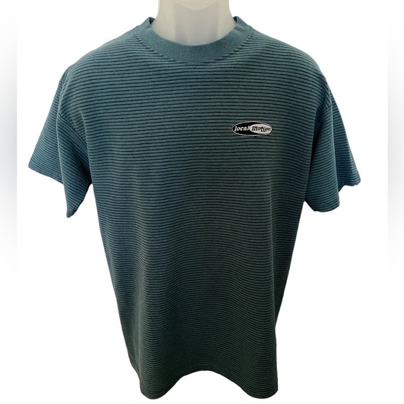 Local MOTION Hawaii Yin & Yang Logo Green Tee Shirt Men L Large - Picture 1 of 6